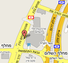 מפה של תל אביב
